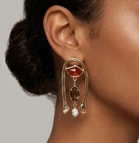 Amber Earrings