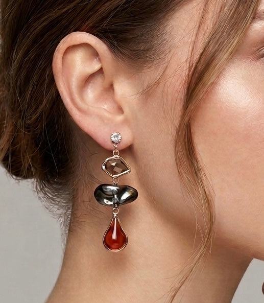Amber Earrings