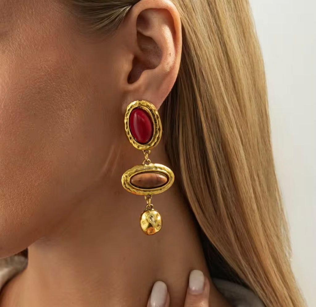 Vintage Resin Earrings