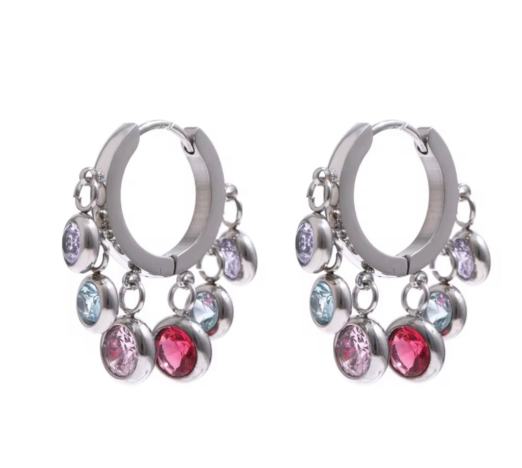 Celestial Charm Hoops