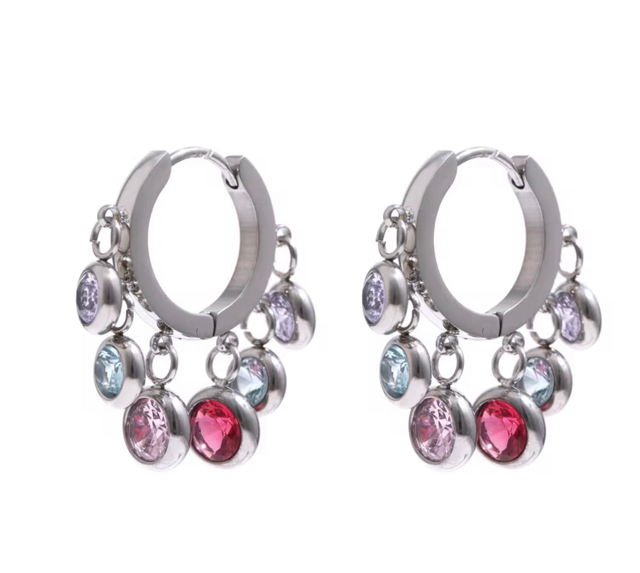 Celestial Charm Hoops