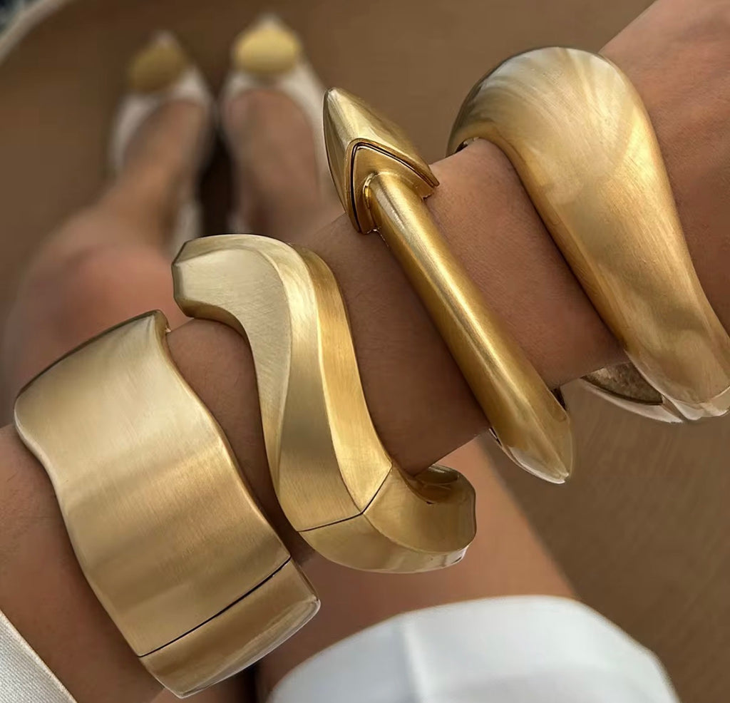 Sophia Gold Bangle Set