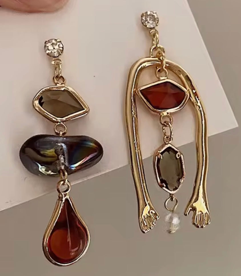 Amber Earrings